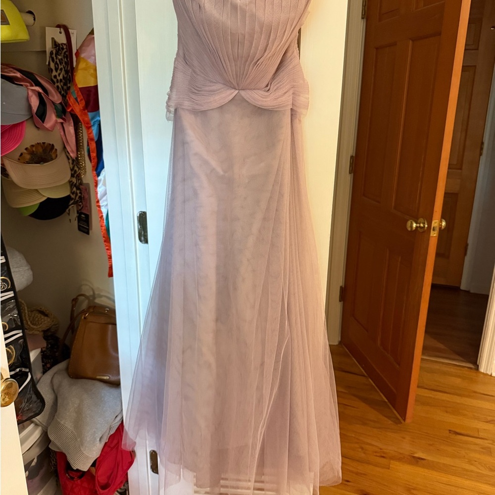 Monique Lhuillier Soft Lavender gown